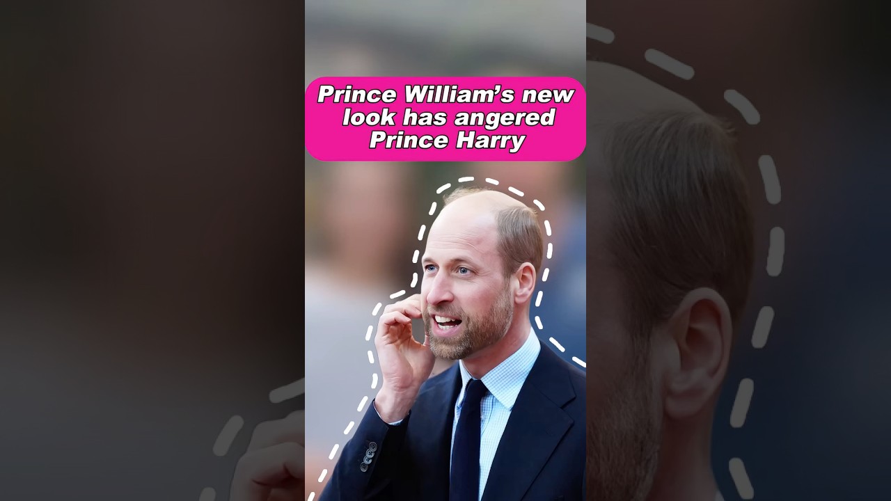 Новый образ принца Уильяма разозлил принца Гарри #princewilliam #princeharry