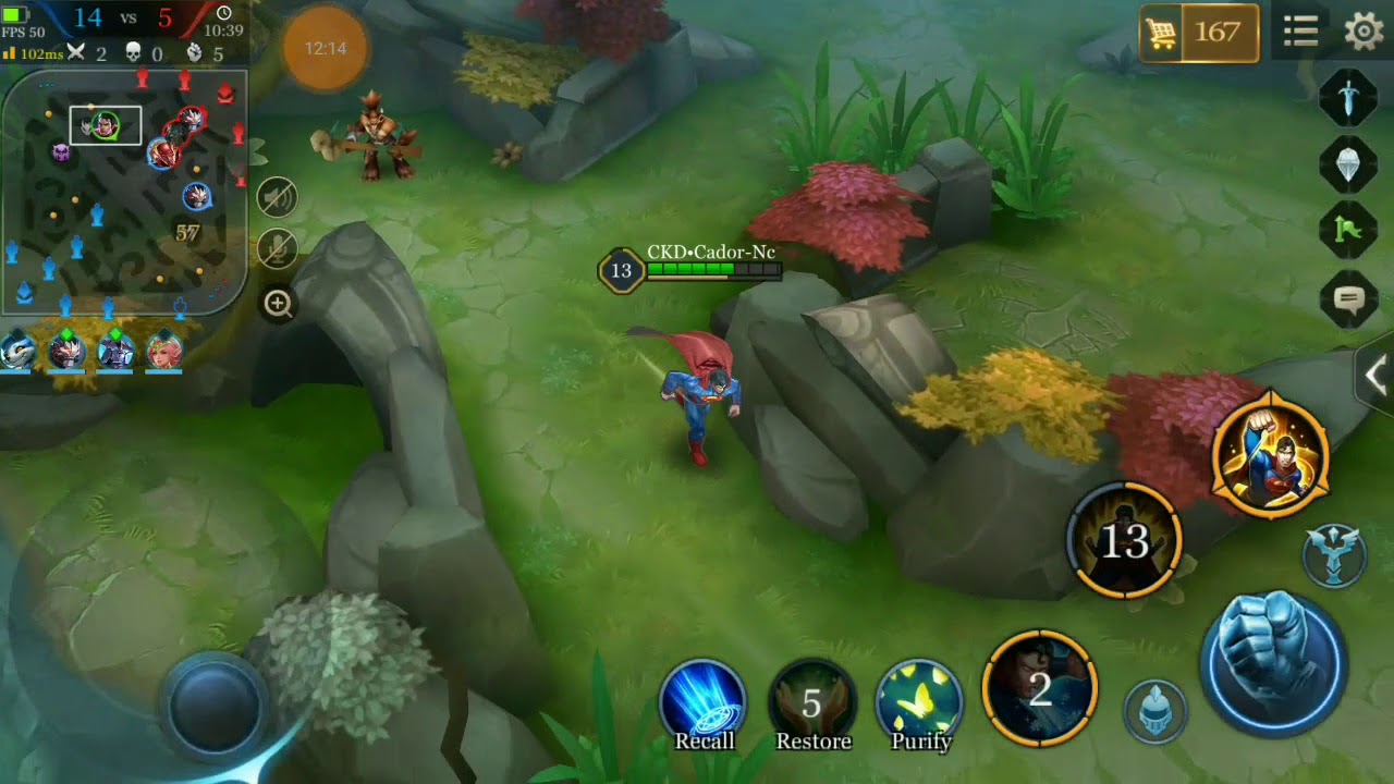 Hero Terkuat Di AoV - Superman Gameplay dan Tutorial