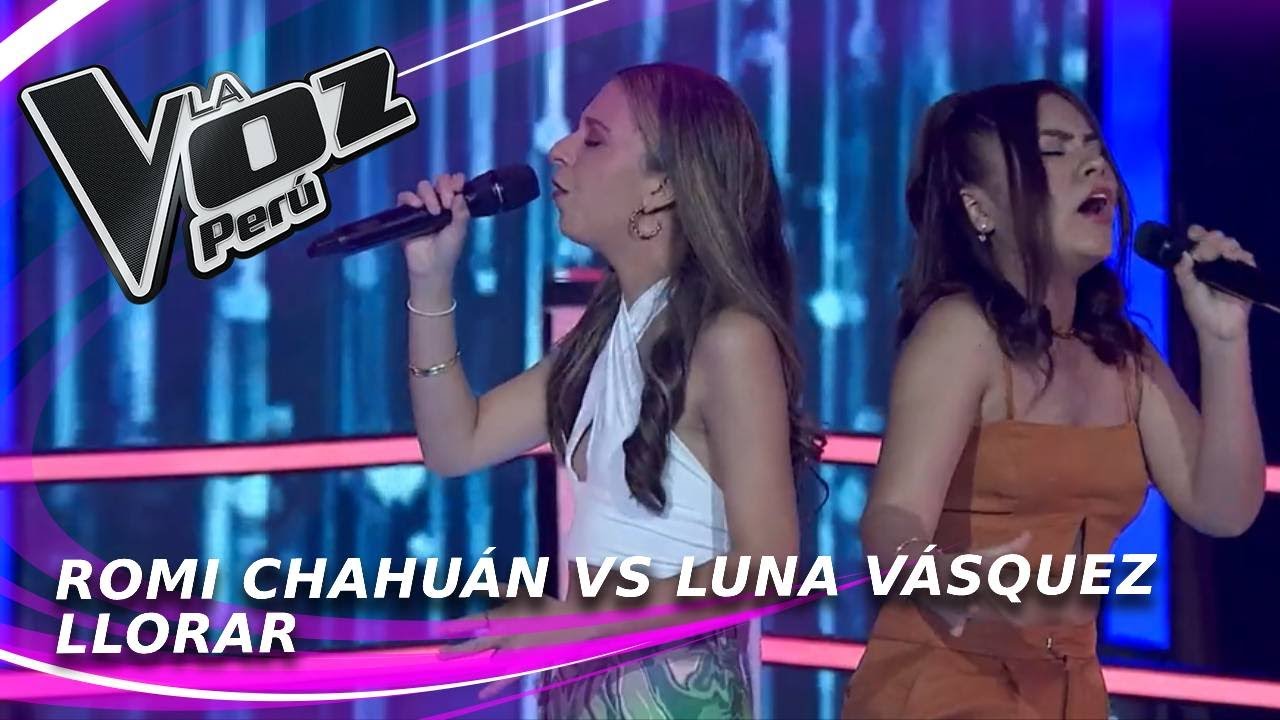 Romi Chahuán vs Luna Vásquez | Llorar | Batallas | Temporada 2022 | La Voz Perú