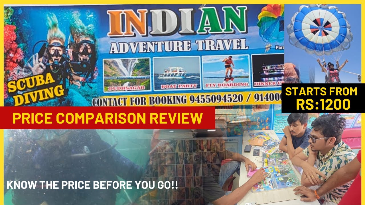 Goa Water Sports Package Price With Scuba Diving Tamil | Goa Grand Island Tour Package Price