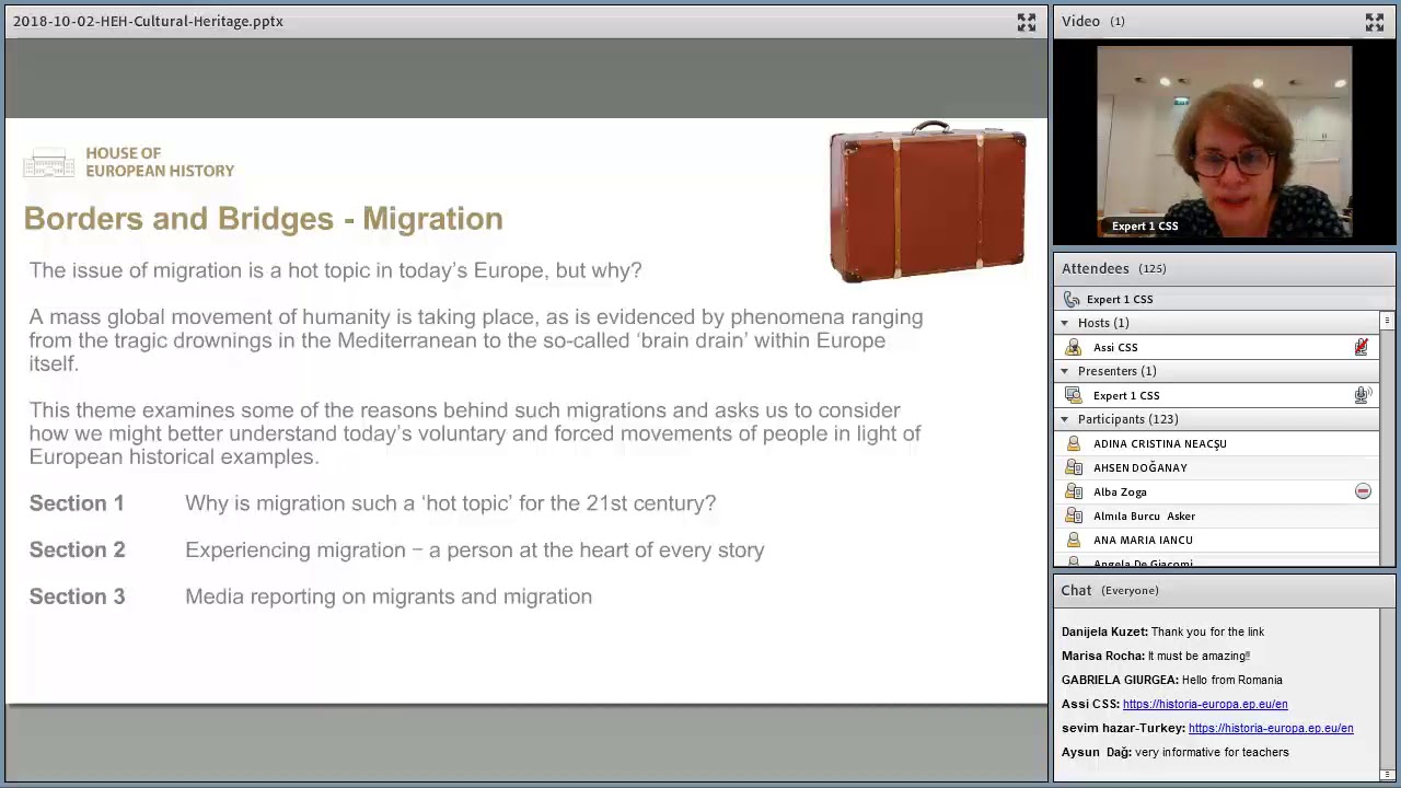 How to use the House of European History Online resources to create a Cultural Heritage project?