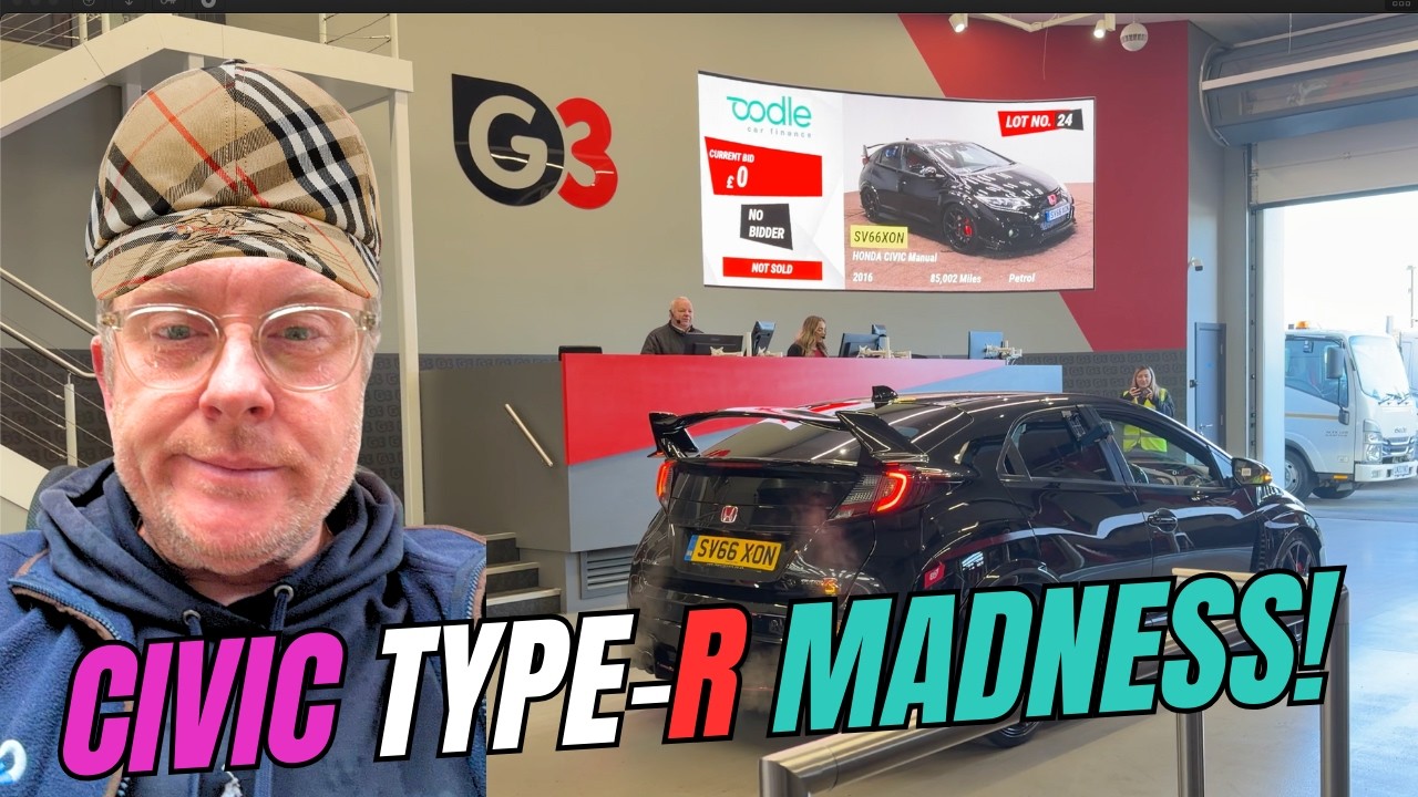 SHOULD WE PAY £4,000 OVER TRADE VALUE FOR THIS SENSATIONAL HONDA CIVIC TYPE R GT AT A CAR AUCTION?
