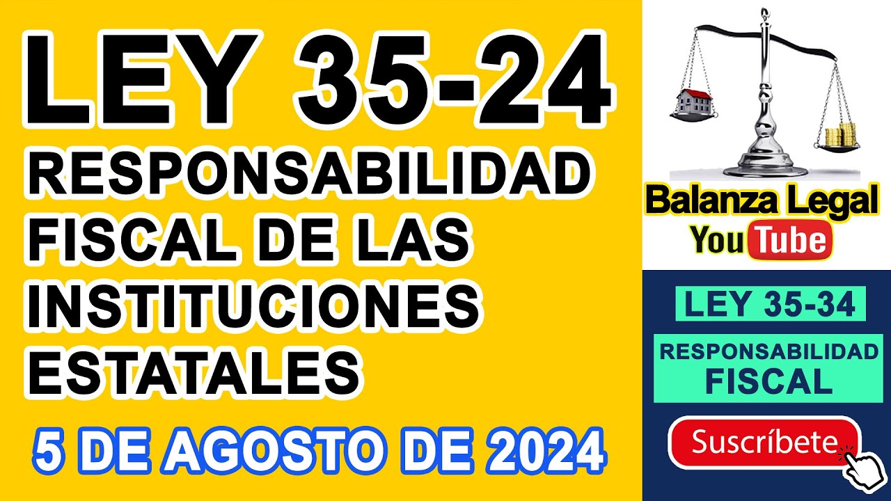 Ley 35 24 de Responsabilidad Fiscal de República Dominicana