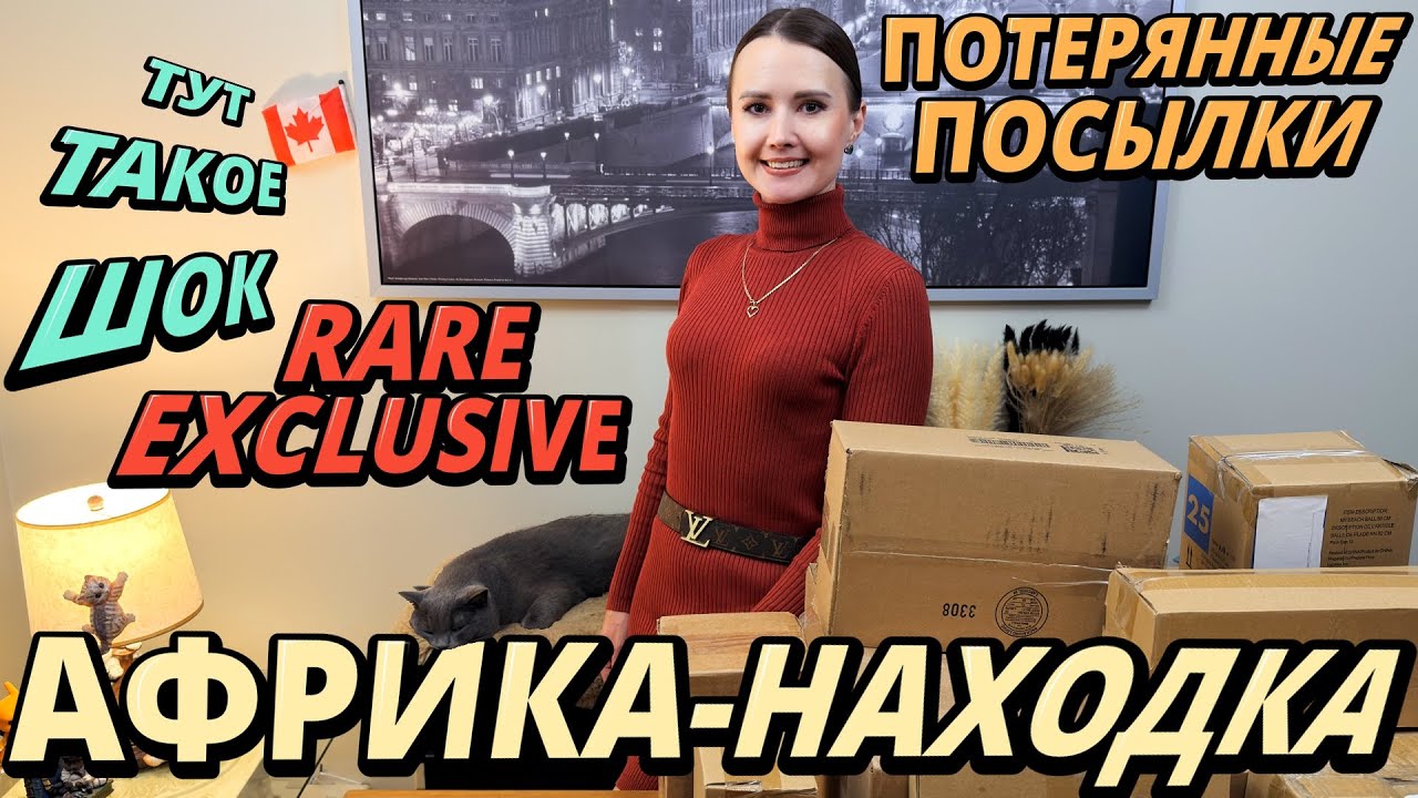РЕДКАЯ АФРИКАНСКАЯ НАХОДКА В ПОТЕРЯННЫХ ПОСЫЛКАХ / ПОТЕРЯННЫЕ КОРОБКИ / ПАЛЛЕТ / МЫ В ШОКЕ