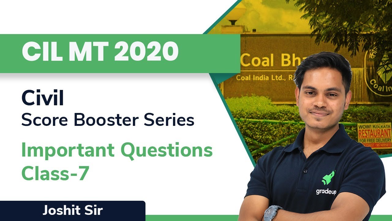 Practice Session | CIL MT 2020 | Fluid Mechanics & Environment | Joshit Sir | Gradeup