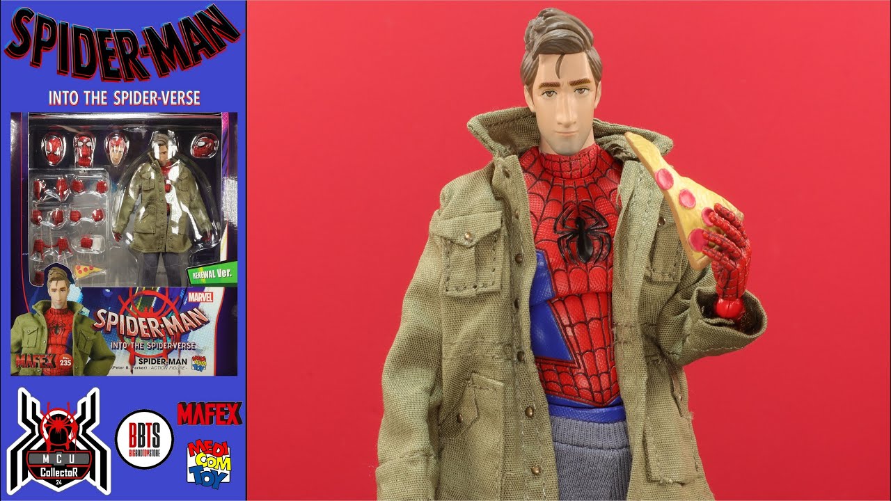 Обзор фигурки Marvel ЧЕЛОВЕК-ПАУК ПИТЕР Б. ПАРКЕР «Через вселенные» от Mafex