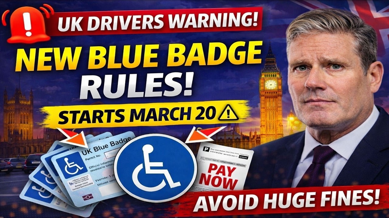 🚨 UK Drivers Warning! | Blue Badge Parking Rules Change March 20 | Avoid Fines &ndash; What You MUST Know
