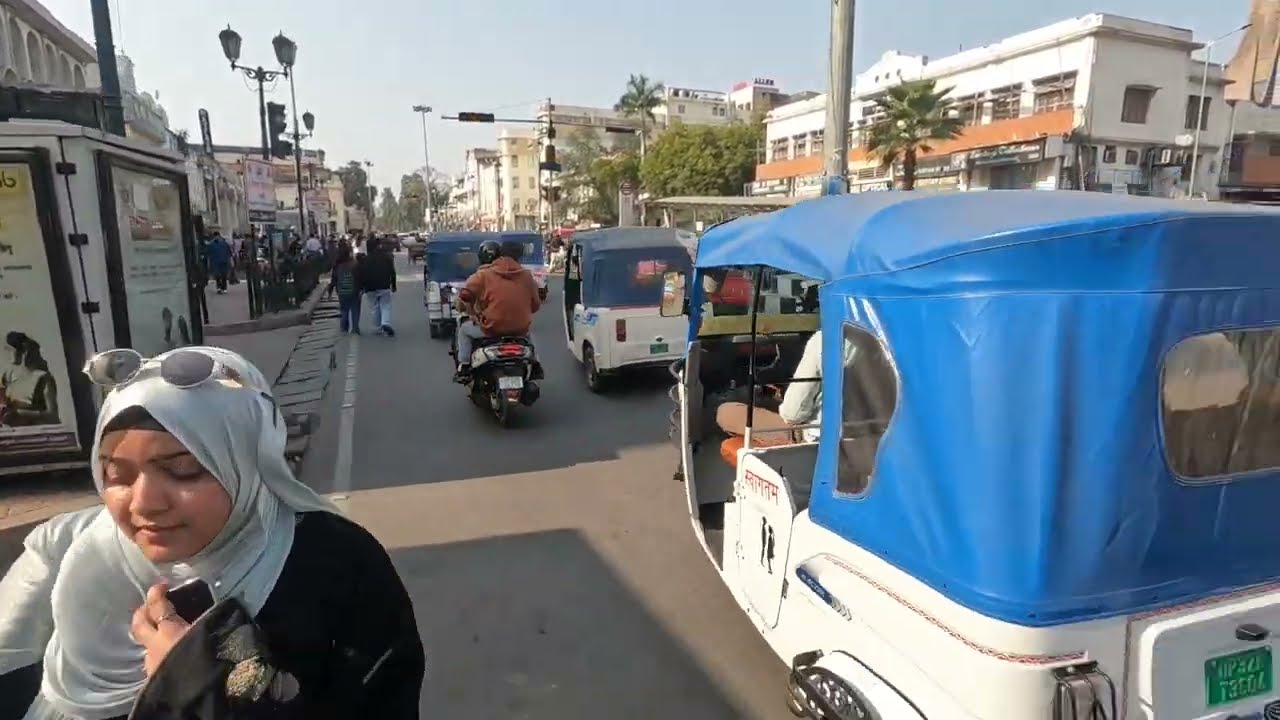 🇮🇳 Lucknow : Hazratganj Walking Tour 