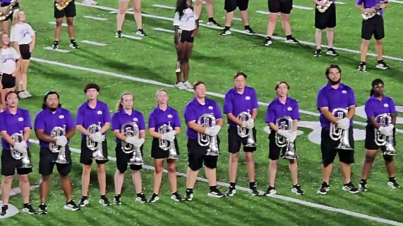 2024 UNA Marching Pride performance at the FCS Kickoff Game
