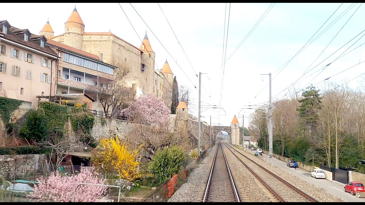 ★ 4K 🇨🇭Tilt train Geneva - Zürich HB cab ride, speeds up to 200km/h [03.2020] Führerstandsmitfahrt