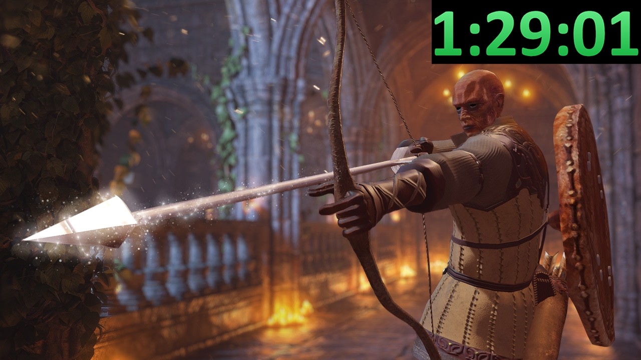 How a Dark Souls speedrunner beats every boss with a bow