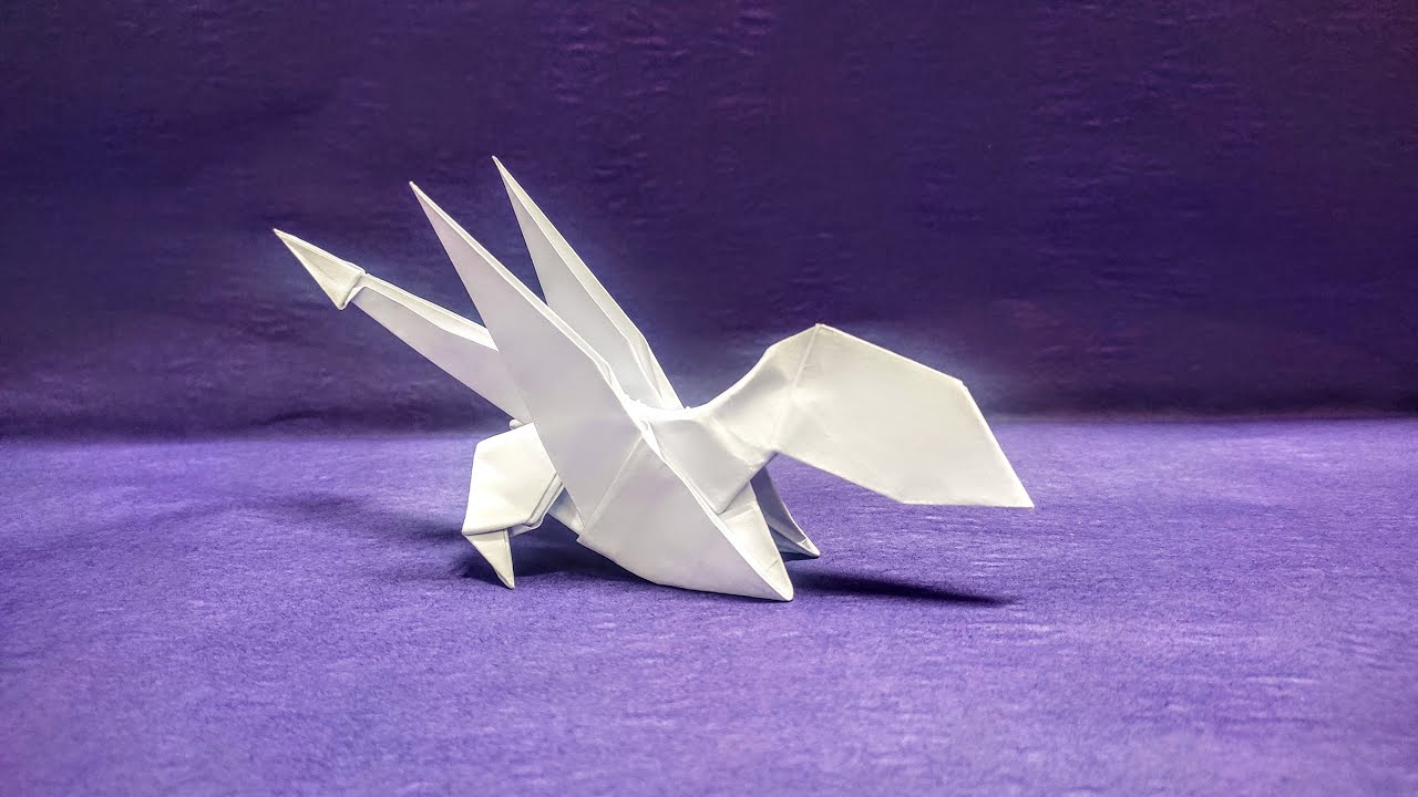 Origami Dinosaur Dimorphodon | How To Make An Origami Dinosaur Dimorphodon