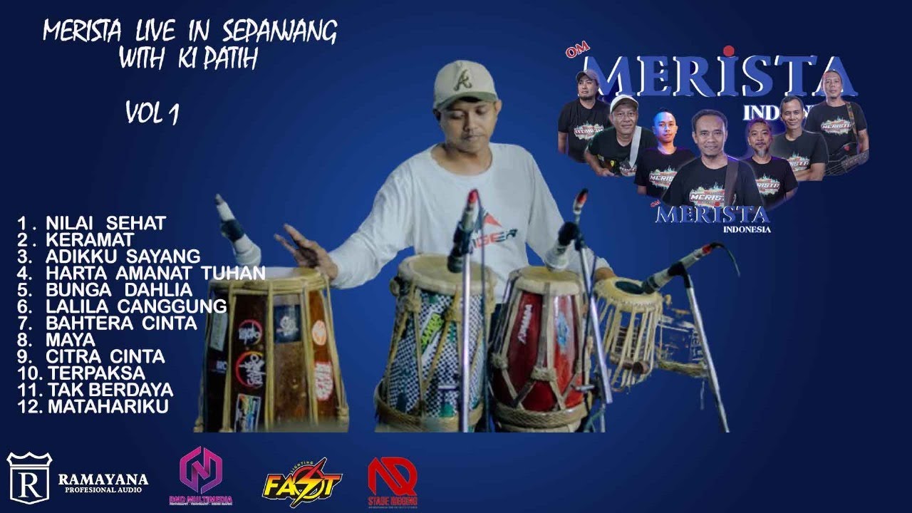 MERISTA LIVE  SEPANJANG  FULL ALBUM  VOL 1