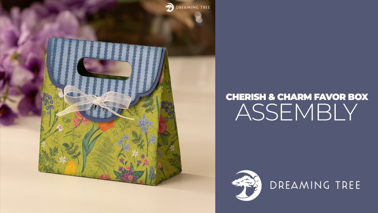 SVG File - Cherish & Charm Favor Box - Assembly Tutorial