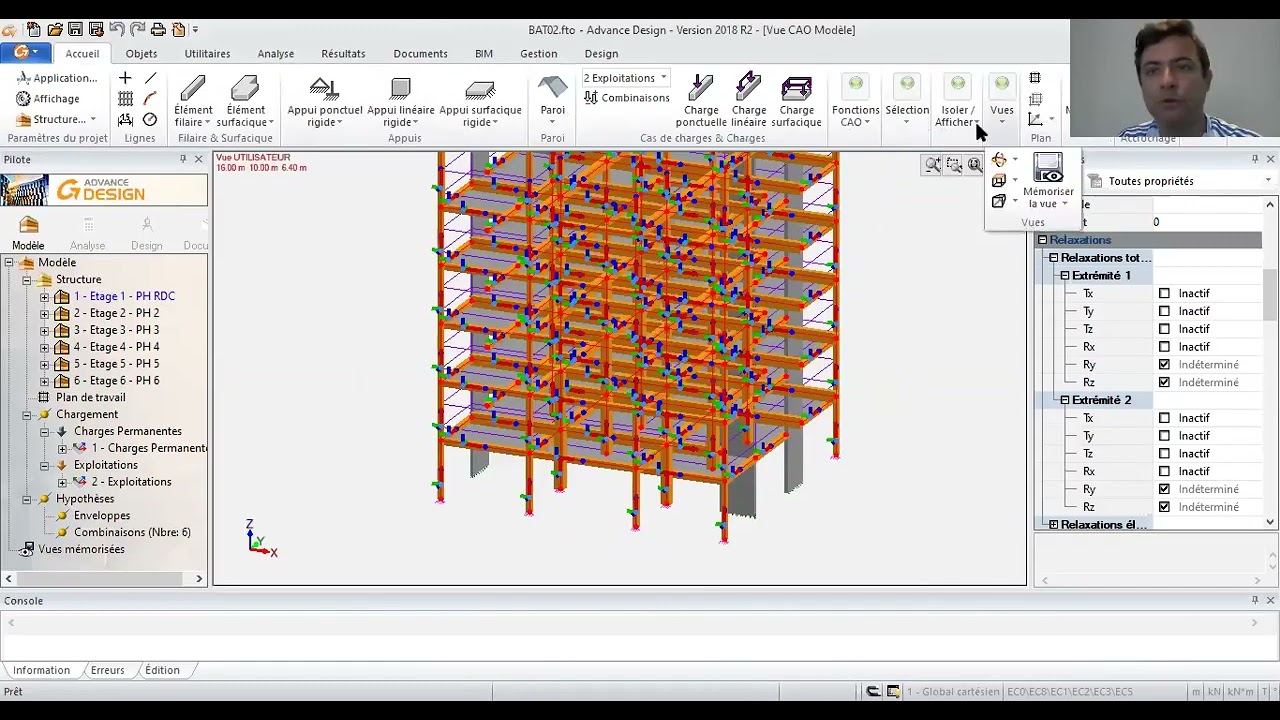 Graitec OMD ( Advance Design) import frame arche to Advance design part 1