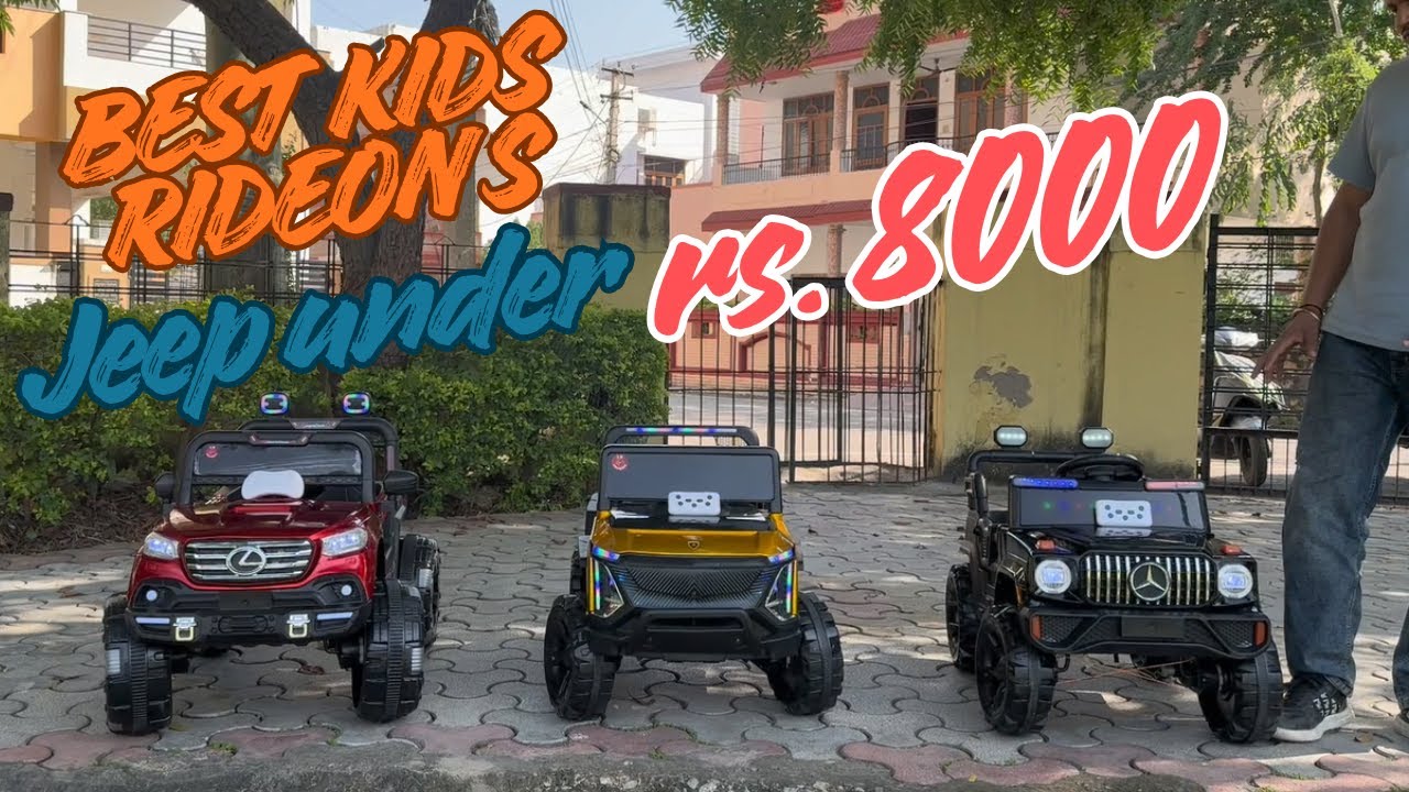 Best Kids Ride-On Jeep Under ₹8000 | Budget Jeep for Kids! | JN Creations