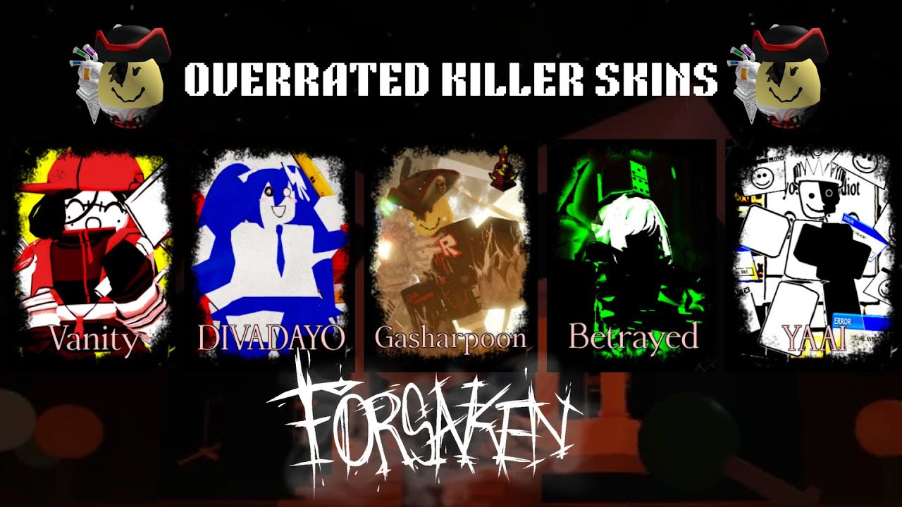 Server Wiping With The MOST OVERRATED KILLER SKINS (Forsaken)