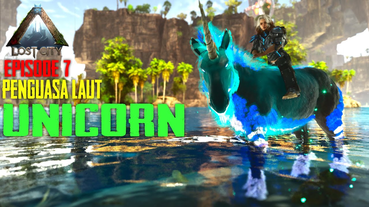 GAK NYANGKA UNiCORN iNi BiSA BERENANG & PUNYA DAMAGE OP Di Ark Ascended