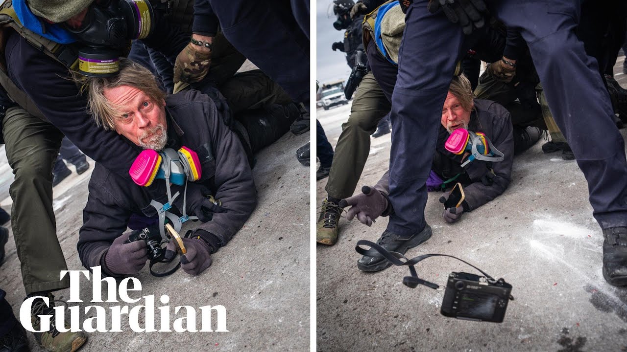Photographer tackled by ICE throws camera to save it: 'It's about freedom of the press'