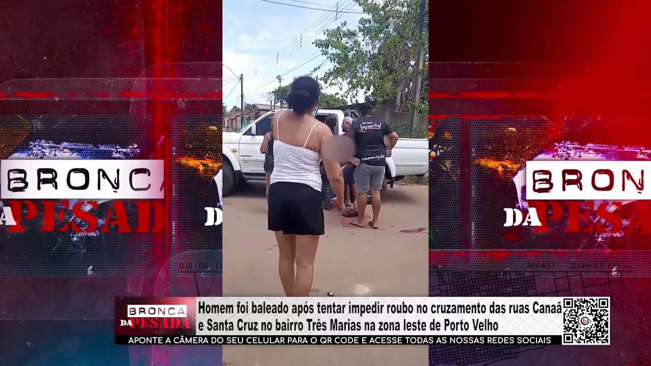 Homem é baleado ao tentar impedir roubo no bairro Três Marias, zona leste de Porto Velho