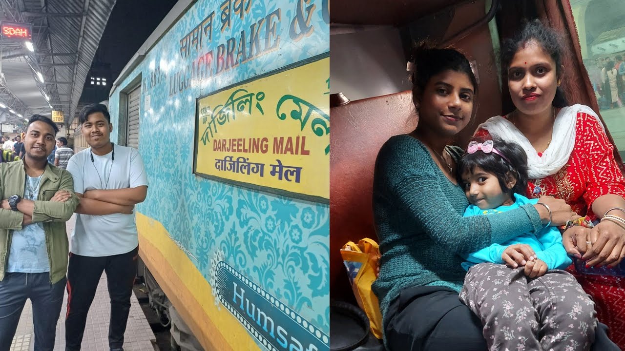 ছুটতে ছুটতে ট্রেন ধরলাম || 12343 Darjeeling mail || Sealdah to Njp || Ac 2 tier || প্রথম পাহাড় ঘোরা