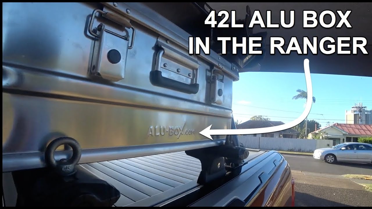 The Alu Box for storage - A perfect fit in the Ford Ranger
