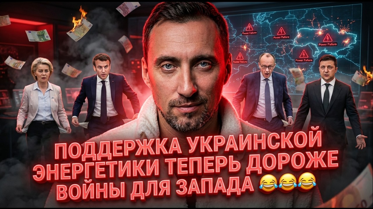 ПОДДЕРЖКА УКРАИНСКОЙ ЭНЕРГЕТИКИ ТЕПЕРЬ ДОРОЖЕ ВОЙНЫ ДЛЯ ЗАПАДА 😂😂😂