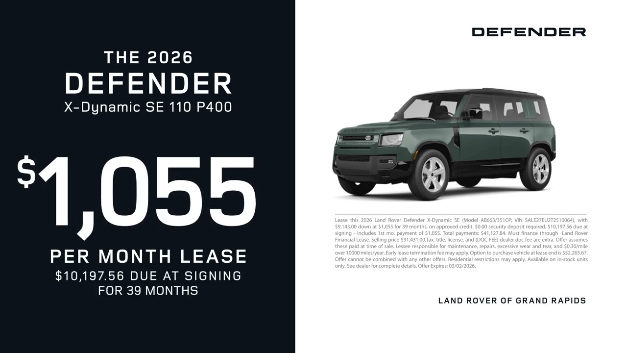 Land Rover 02/26/2026 7001496