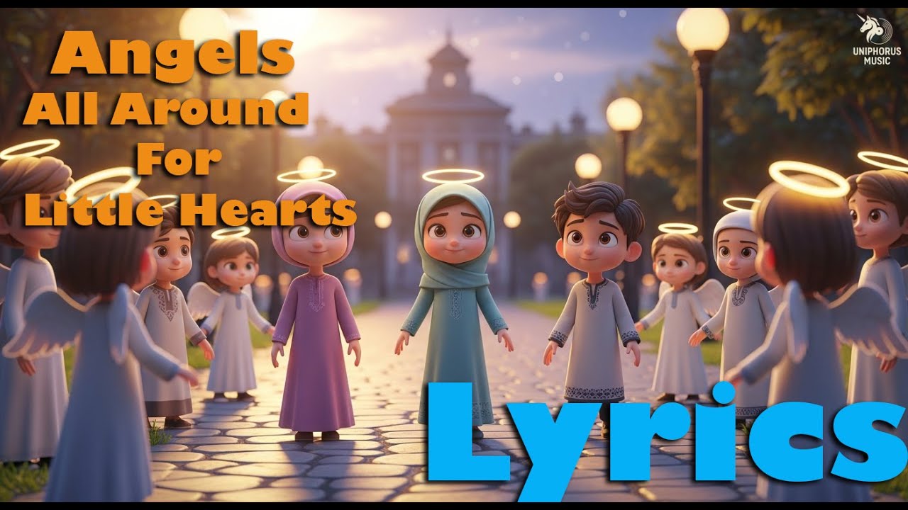 Angels All Around For Little Hearts Song Lyrics | Uniphorus Music |  Islamic Song