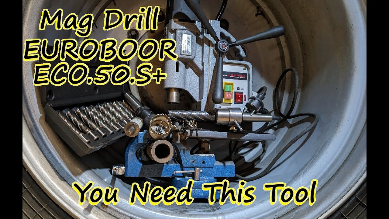Euroboor ECO 50S+ Mag Drill + Vice
