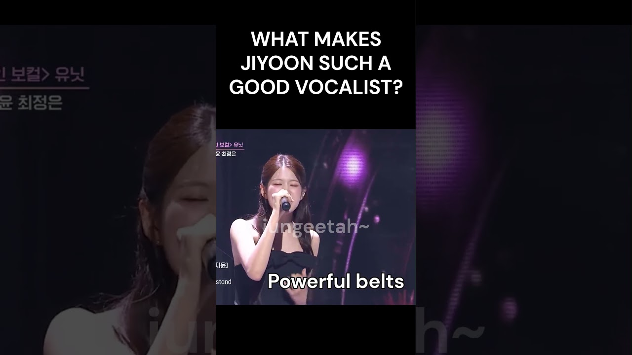 What makes JIYOON such a GREAT VOCALIST? #izna #jiyoon #vocals #vocalist #kpop