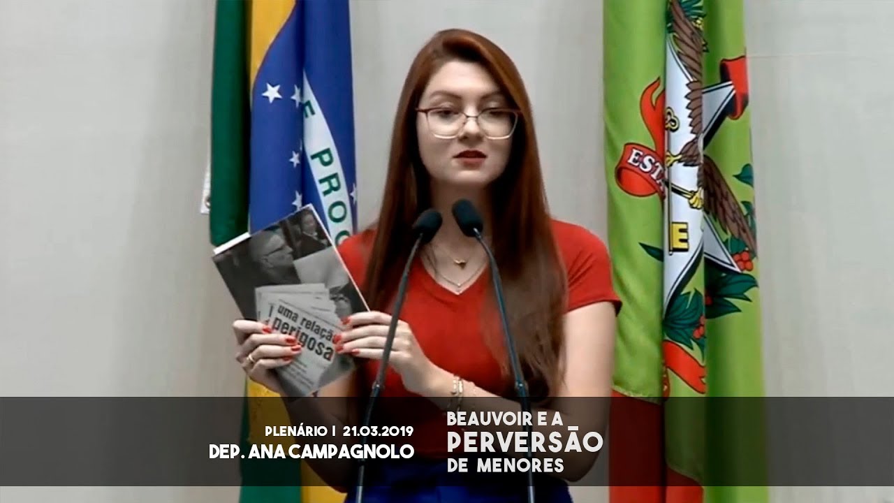 Beauvoir e a perversão de menores | Dep. Ana Campagnolo
