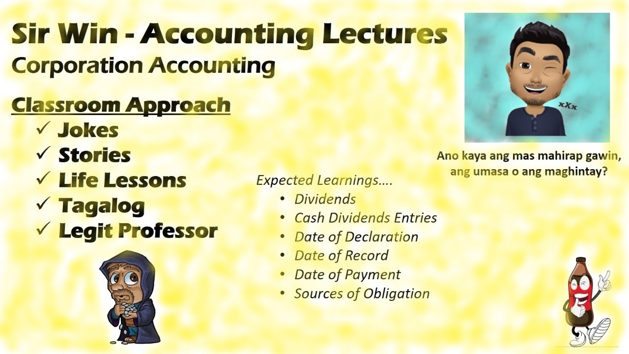 Lecture 11: Dividends. [Corporation Accounting]