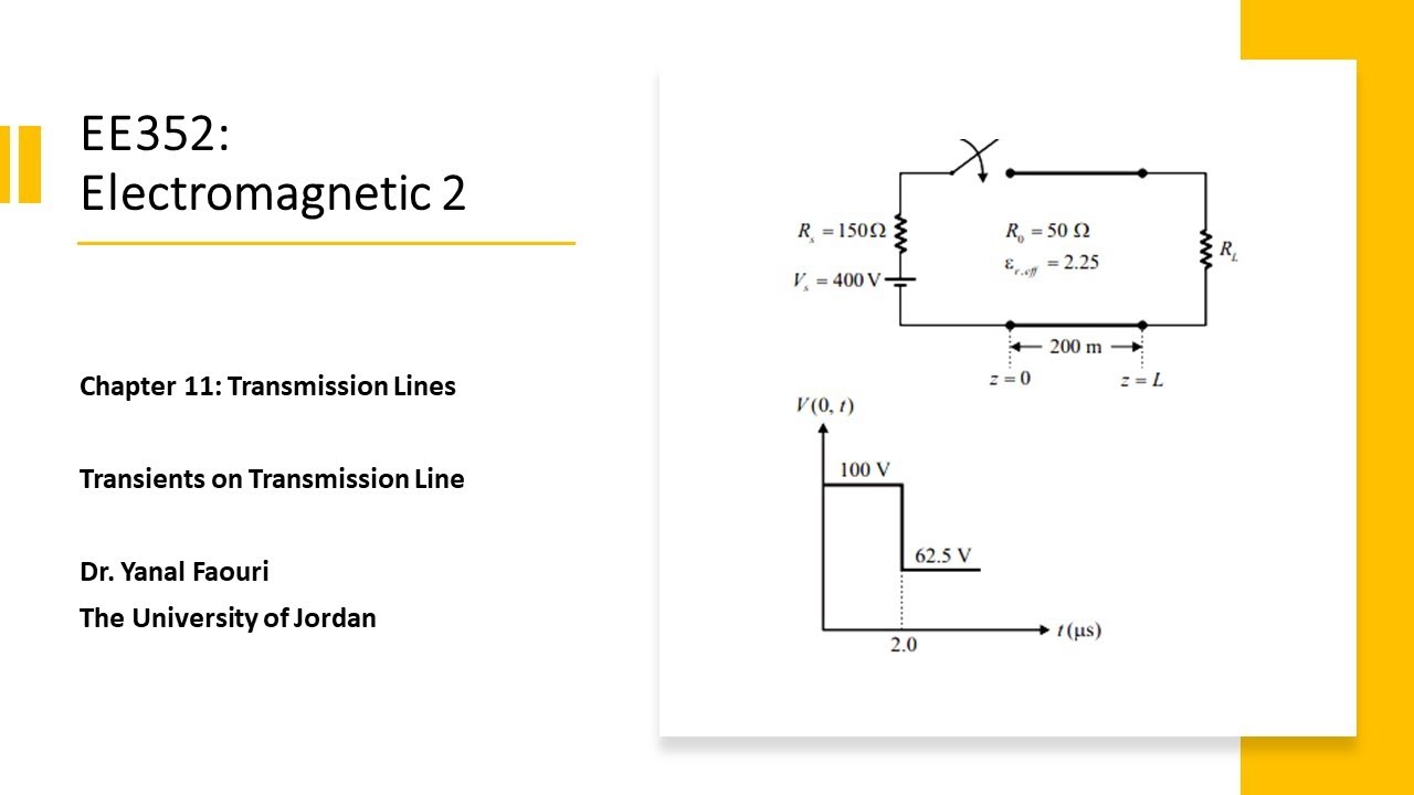 11.20. Transients on Transmission Line (Part 2)