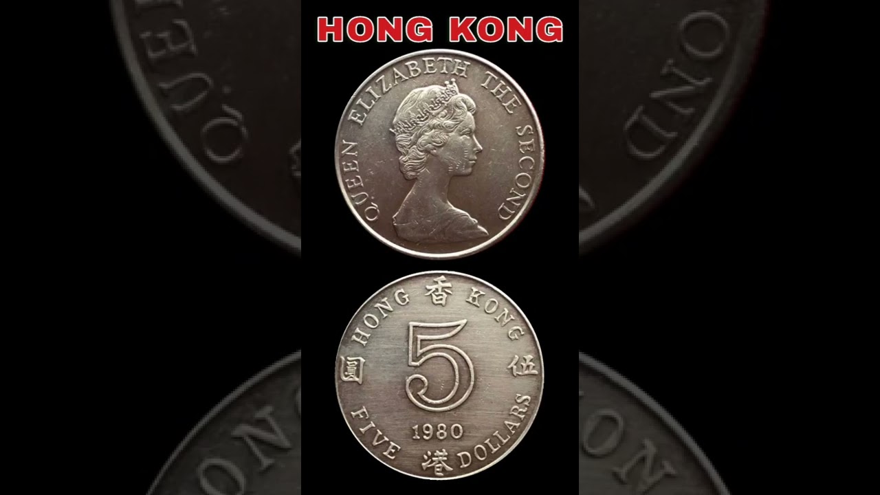Hong Kong 5 Dollars 1980.#shorts #coinnotesz