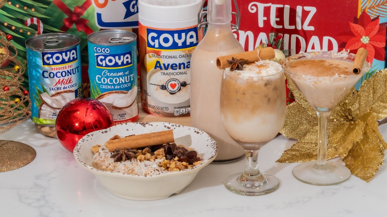 La Cocina Goya Live! - Tres recetas Navideñas con Leche de Coco Goya