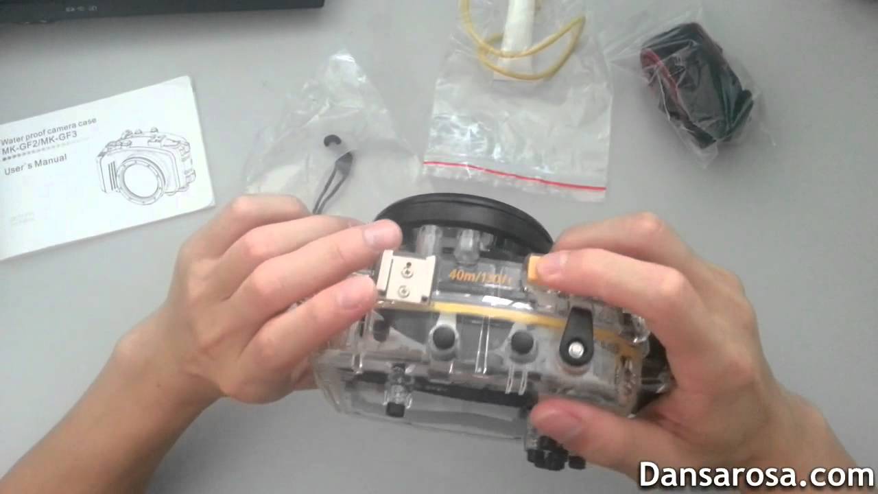 40m waterproof case underwater housing for Panasonic GF3