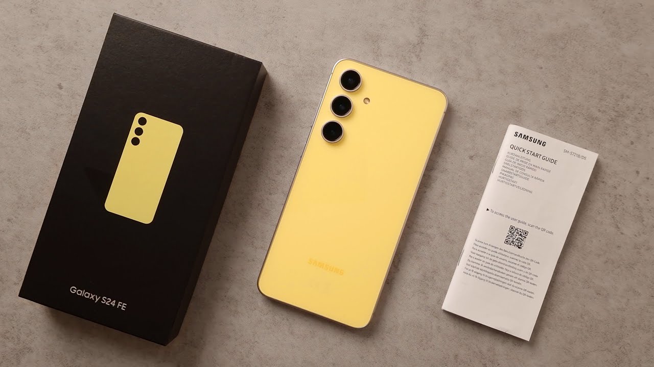 Unboxing Samsung Galaxy S24 FE