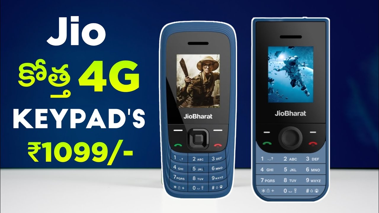 Jio Bharat V3 & V4 The Best Budget 4G Keypad Phones in 2024