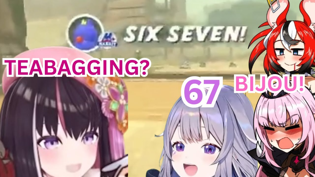 Bijou teaching AzkI overseas stuff while calli and bae dying in embarrassment
