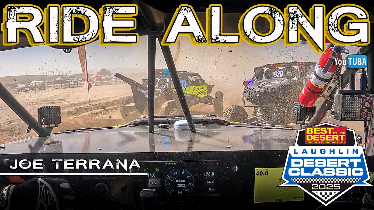 Joe Terrana's Gnarly First Lap || Laughlin Desert Classic 2025