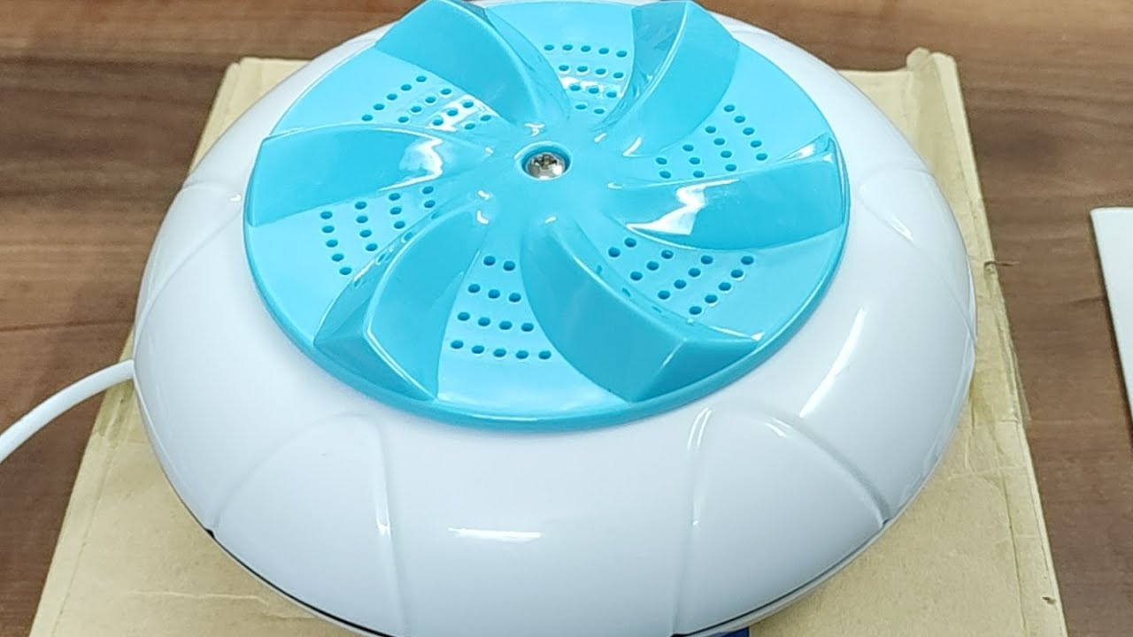 Mini Ultrasonic Washing Machine Portable : Quick Unboxing