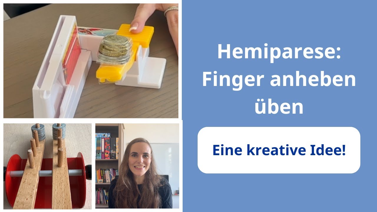 Hemiparese: Finger anheben üben