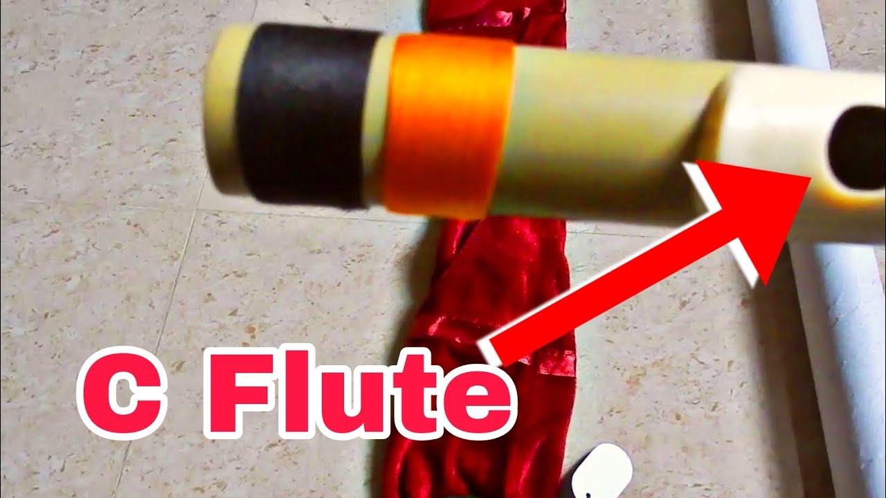 Radhe Flutes PVC Fiber | C Natural | Middle Octave 19