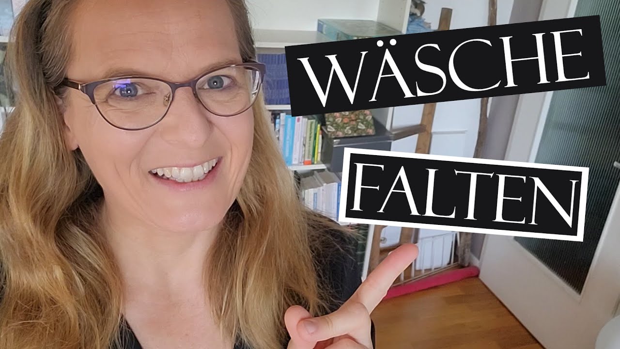 👕👖 Wie ich WÄSCHE FALTE 🙂 - ein paar Beispiele für Shirt, Hose, Handtuch und grundlegende Gedanken