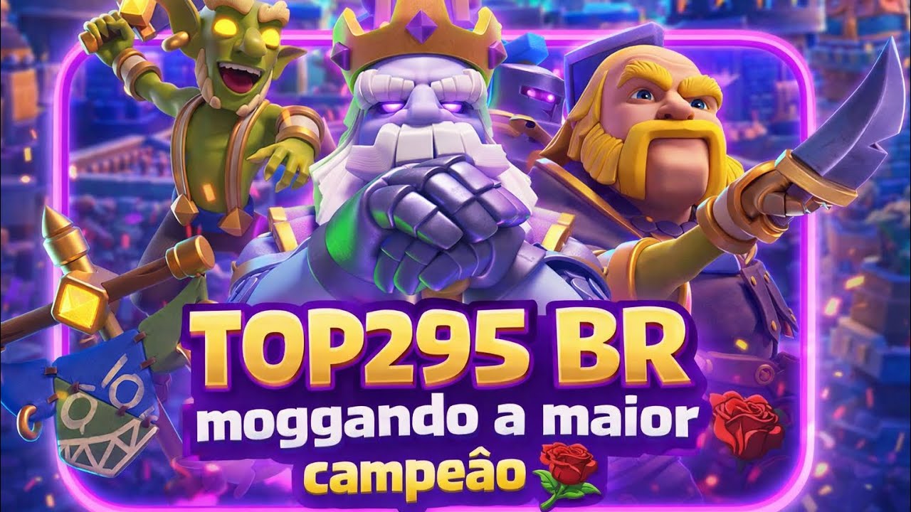 É MUITO FÁCIL ESTAR ENTRE OS MELHORES JOGADORES DO CLASH ROYALE😭🥀