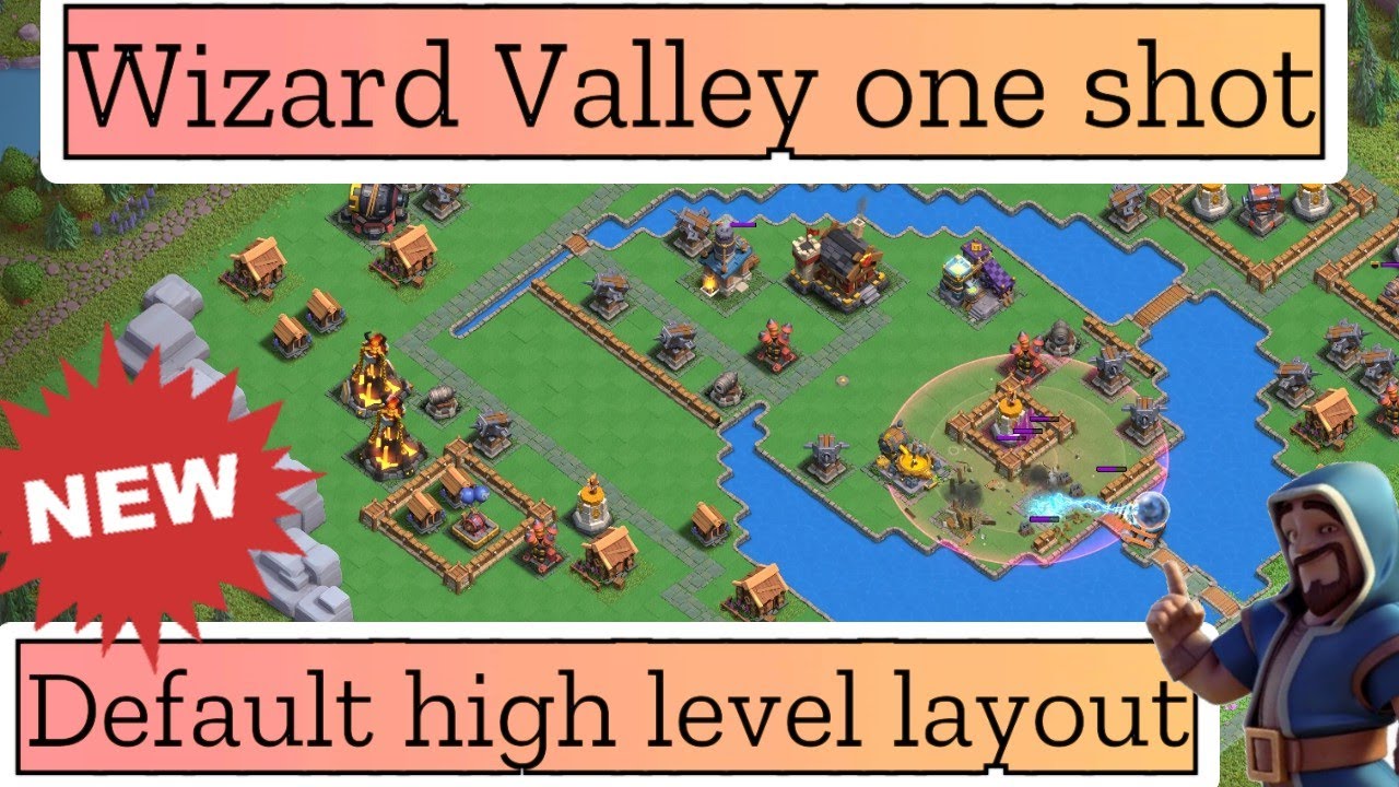 Mega Sparky & Haste spell ONE SHOT PLAN for DEFAULT Wizard Valley 5🎉Perfect example✨(Clash of Clans)