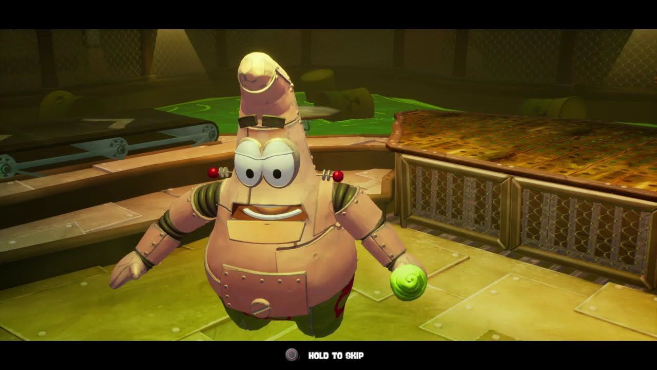 SpongeBob SquarePants: Battle For Bikini Bottom - Rehydrated robo Patrick fight