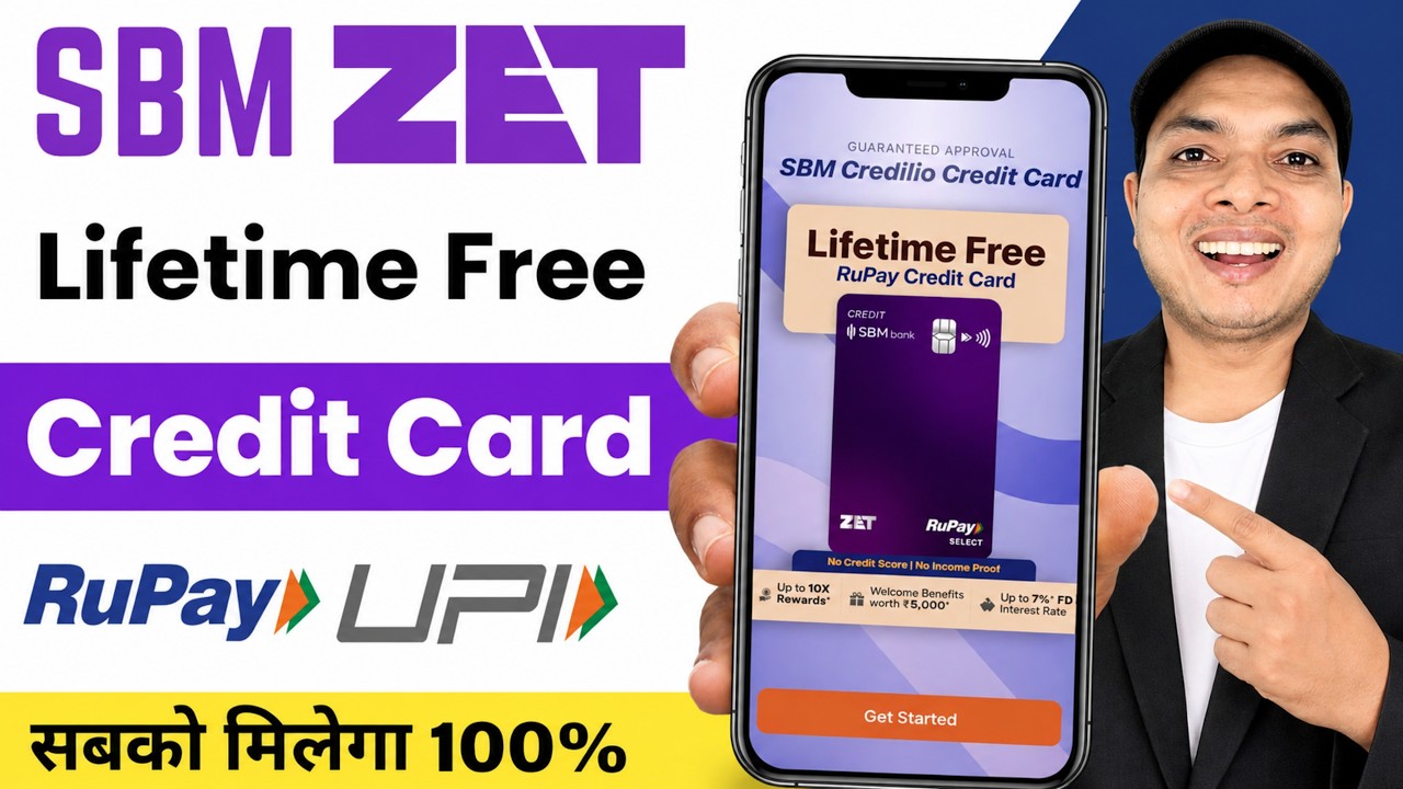 ZET Credit Card, Build 750+ Cibil score  | zet credit card apply process | sbm zet credit card apply