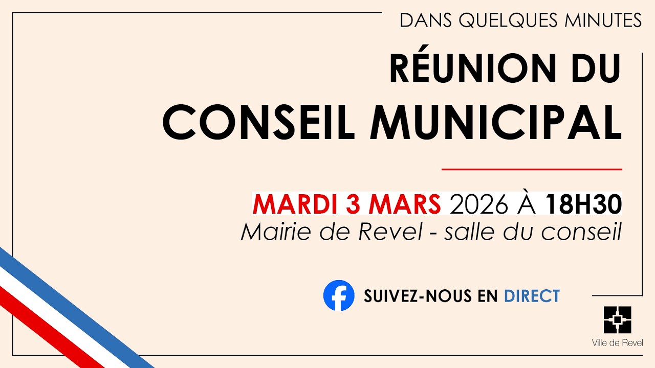 Conseil  municipal du 3 mars 2026